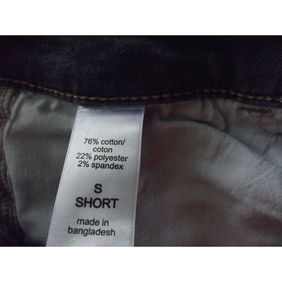 M Jeans by Maurices (Small Short)High Rise skinny red plaid lined holes distress - Picture 5 of 13